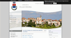 Desktop Screenshot of comune.villalfonsina.ch.it
